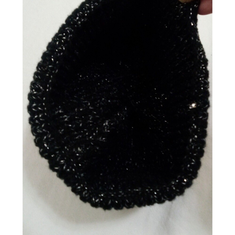 RAIDERS Light Up Beanie NFL Black Silver Sparkle LA Oakland Las Vegas Pom WORKS! - Picture 7 of 9